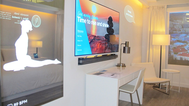 Marriott International Teams with Samsung and Legrand to Launch the Industry’s Internet of Things (IoT) Hotel Room (PRNewsfoto/Marriott International, Inc.)