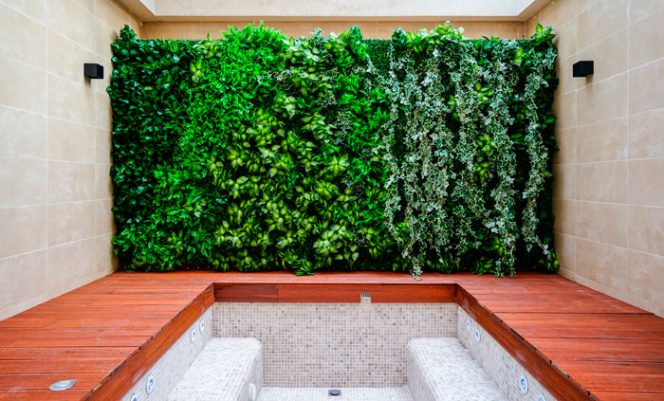 muros de plantas