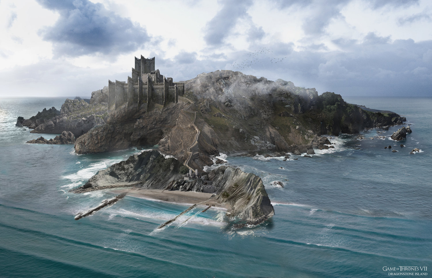 Dragonstone-Island-Concept-Art escenarios Juego de Tronos