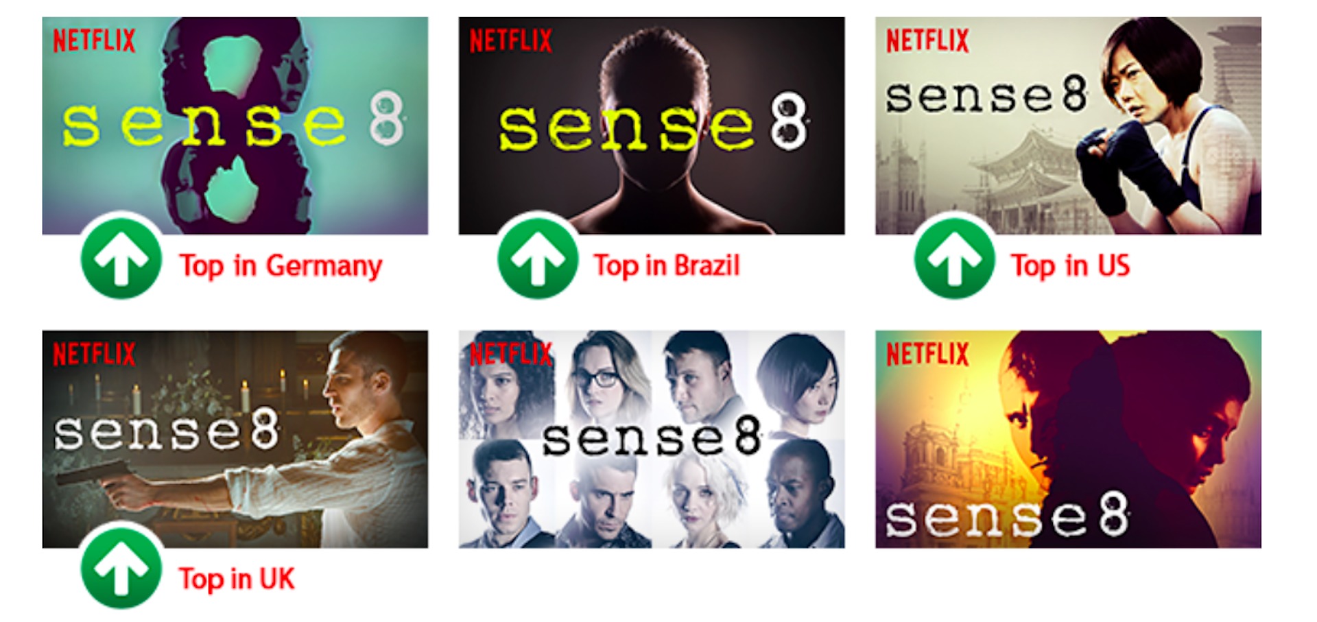 Netflix prueba diferentes creatividades para encontrar el mejor diseño para cada usuario