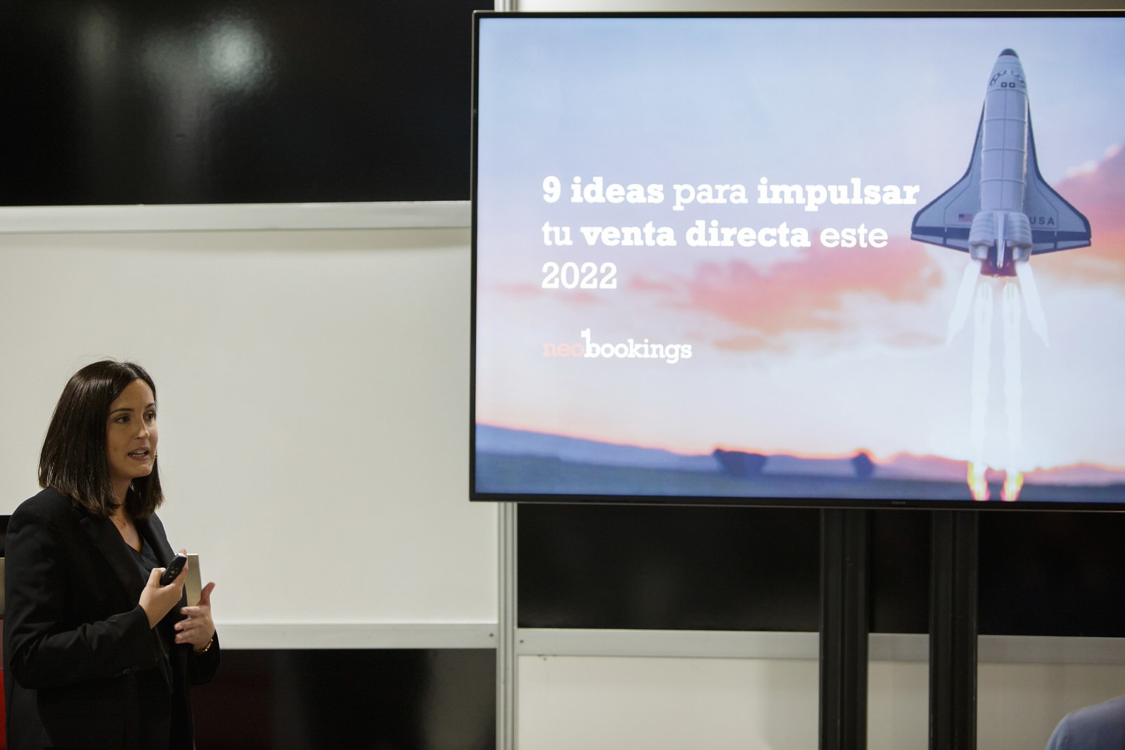 Sonia Mateos de Neobookings en Expert Panel de TecnoHotel Forum