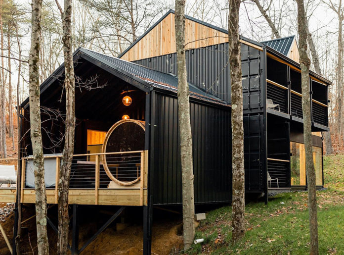 Triunfa en Airbnb una casa construida con contenedores