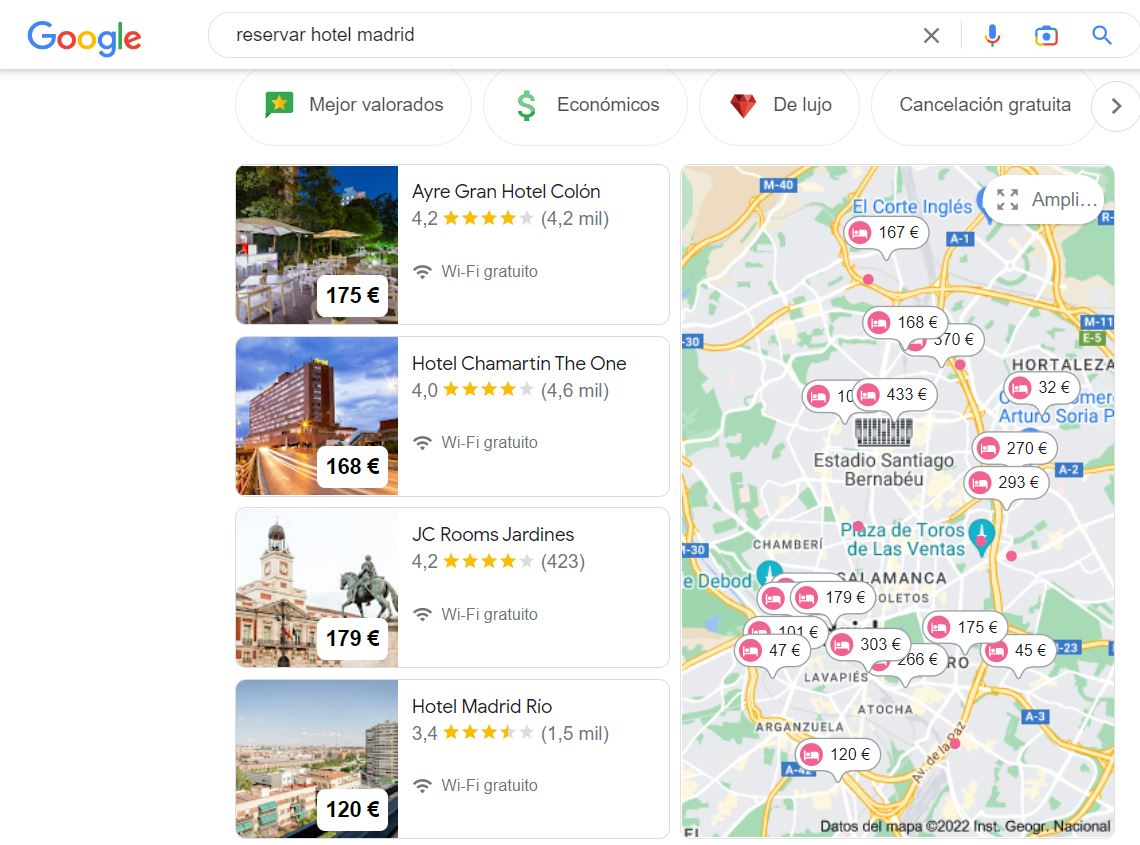Google MyBusiness para hoteles